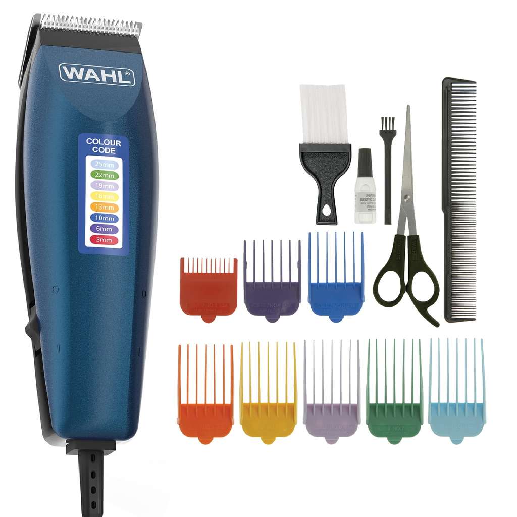 Wahl Colour Pro Corded Men's Hair Clippers, Colour Coded Guides